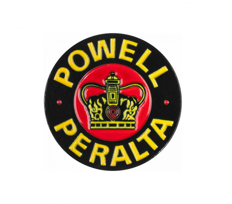 Powell Peralta Skateboard Supreme Label Skateboard Pin Badge, Multi
