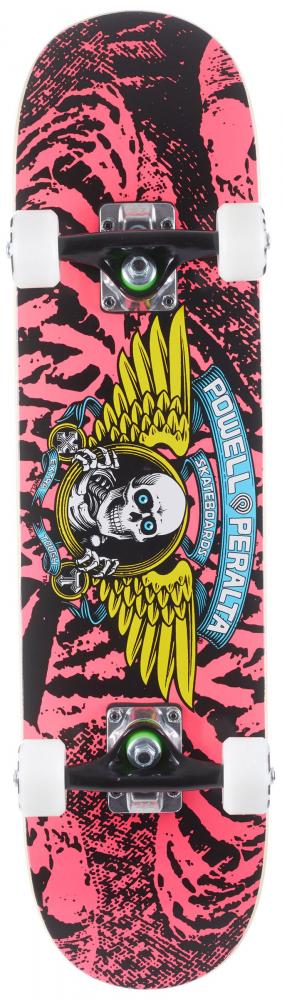 Powell Peralta Winged Ripper 7" Complete Skateboard, Pink