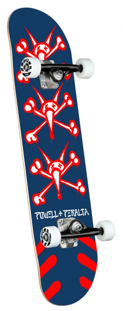 Powell Peralta Vato Rat 8.5" Complete Skateboard, Navy