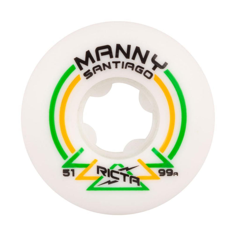 Ricta Wheels Manny Rapido Slims 99a Skateboard Wheels 52mm Skateboard Wheels Ricta 