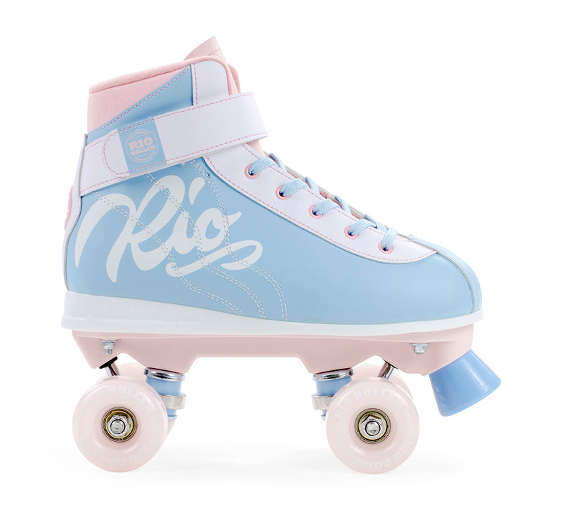 Rio Roller Skates Milkshake Complete Quad Roller Skates, Cotton Candy