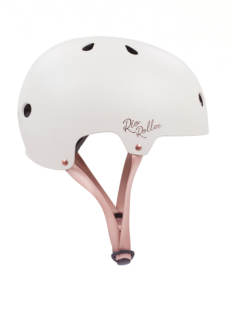 Rio Roller Skates Rose Skate/BMX Helmet, Cream