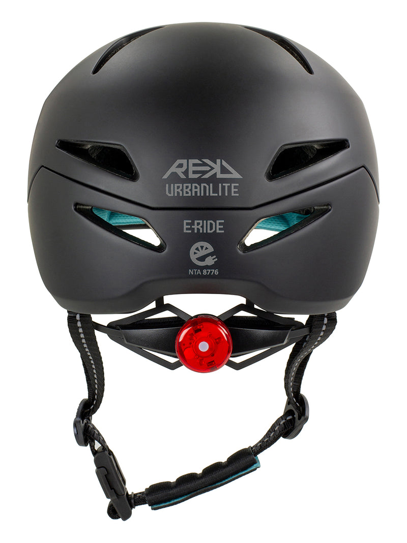 REKD Protection Urbanlite E-Ride Cycling Helmet, Black