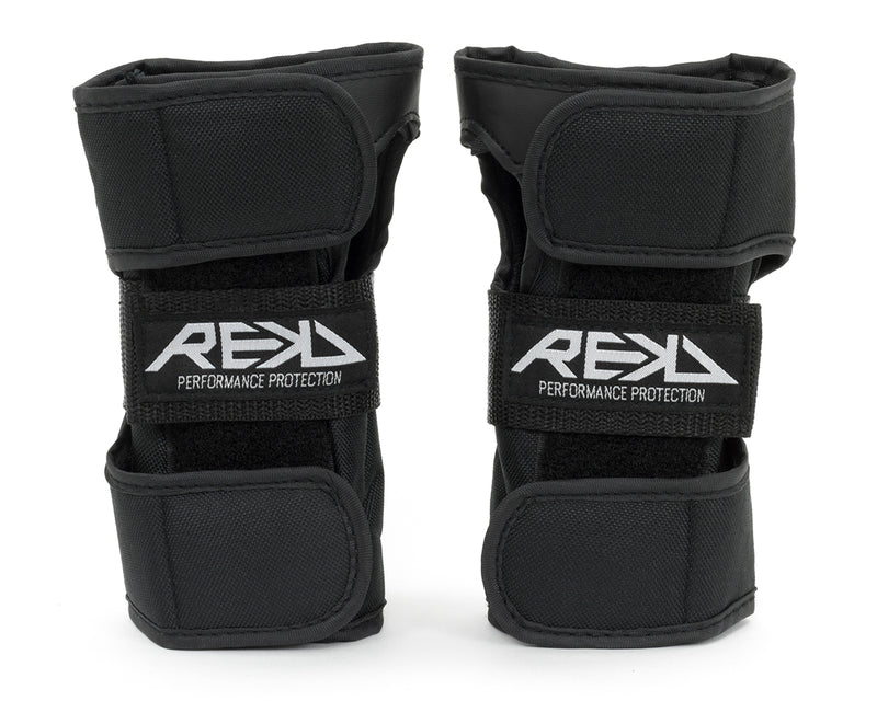 REKD Protection Pro Skate Wrist Guards, Black/Black