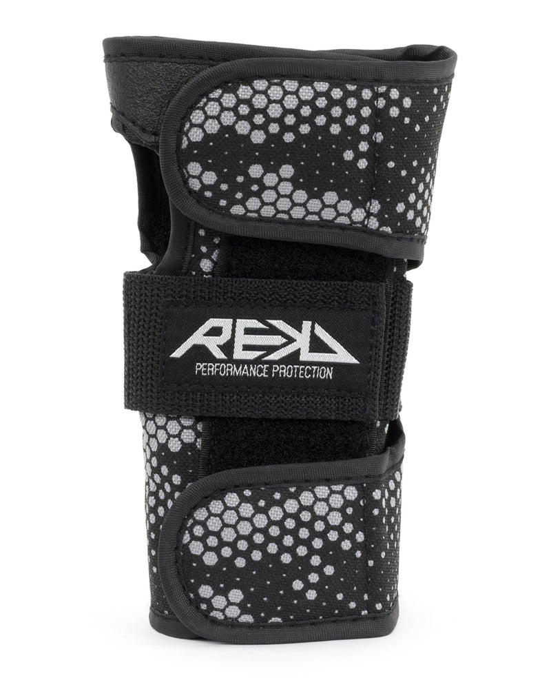 REKD Protection Pro Skate Wrist Guards, Grey/Black