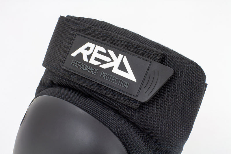 REKD Protection Ramp Skate Knee Pads, Black/Black