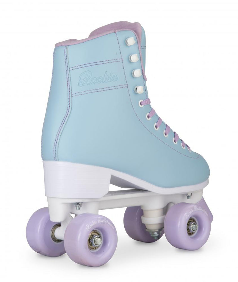 Rookie Skates Bubblegum Fixed Sized Quad Roller Skates, Blue