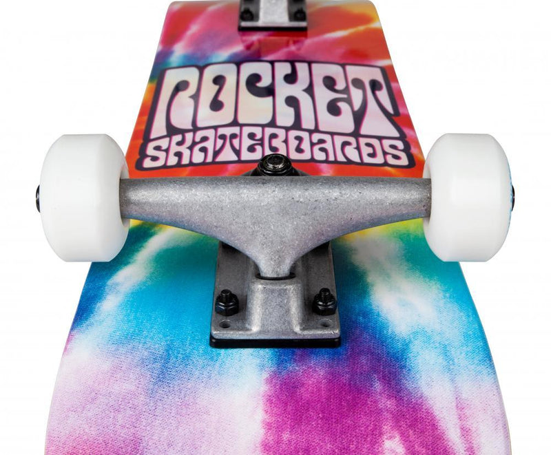 Rocket Skateboards Flashback Mini Complete Skateboard 7.00, Tye Dye Complete Skateboards Rocket 