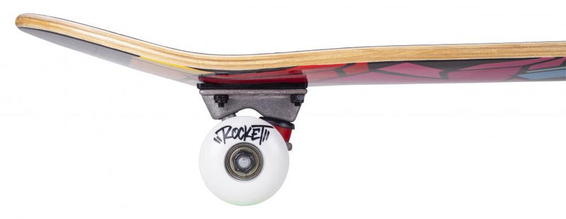 Rocket Skateboards Blocks Mini Complete Skateboard 7.5", Multi