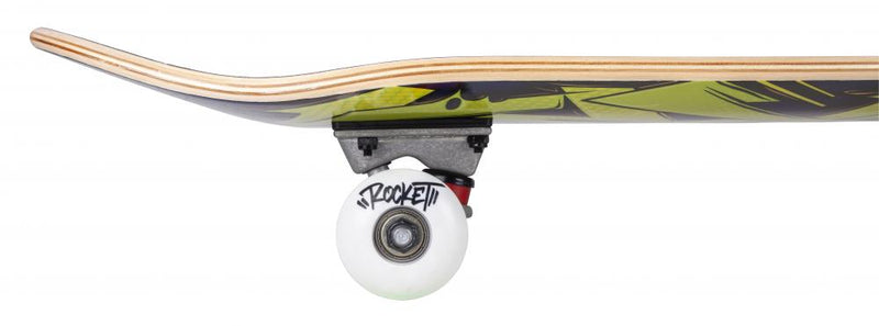 Rocket Skateboards Drips Beginner Complete Skateboard 8.0", Multi