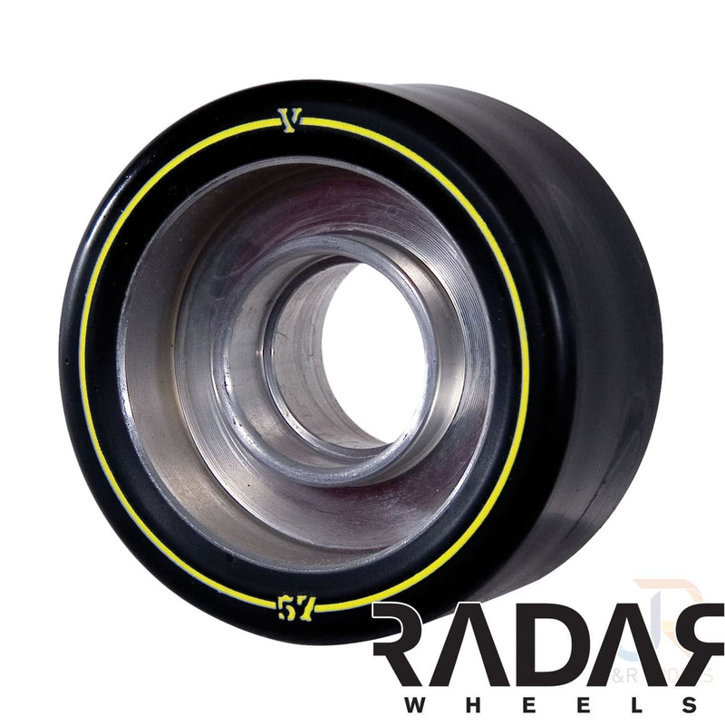 Radar Skates Varsity Plus 57mm 101a Wheels, Black 4 Pack  (Set Of 4)