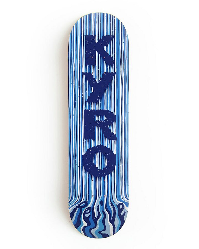 Revive Skateboards Aaron Kyro Drips Skateboard Deck, Blue