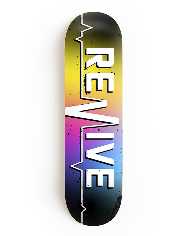 Revive Skateboards Gradient Lifeline Skateboard Deck, Multi