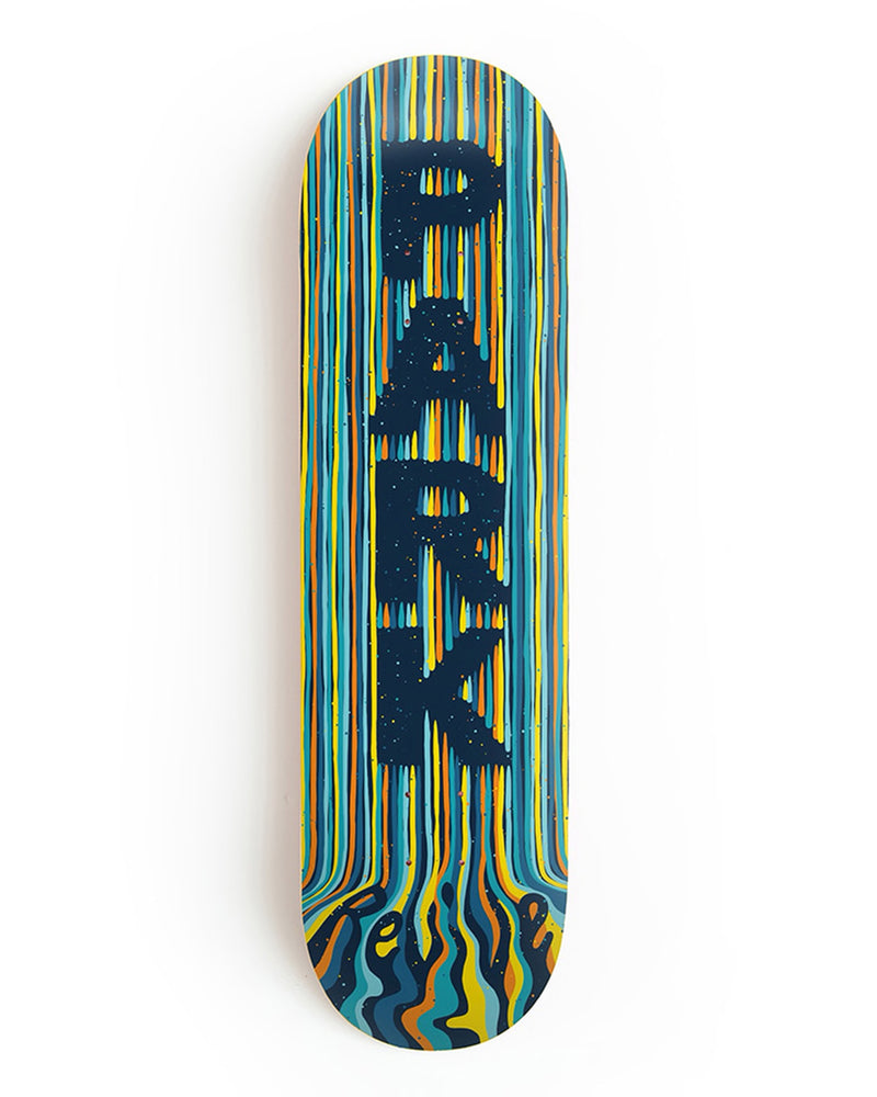 Revive Skateboards Jason Park Drips Skateboard Deck, Multi
