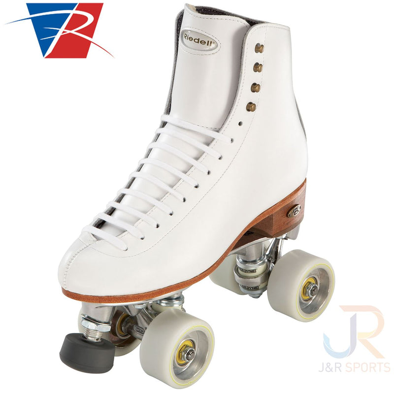 Riedell 220 Epic Quad Skates, White Wide Width
