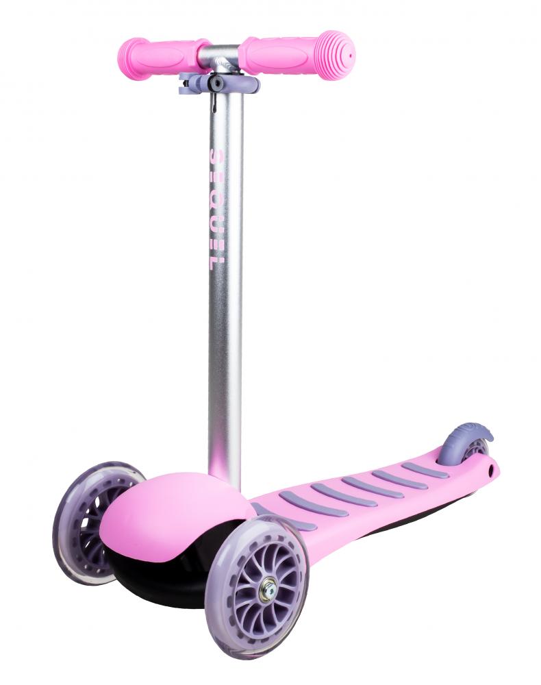 Sequel Scooters Nano Junior 3 Wheeled Scooter, Pink