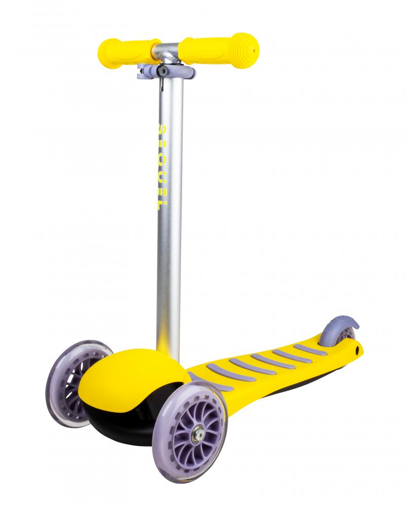 Sequel Scooters Nano Junior 3 Wheeled Scooter, Yellow