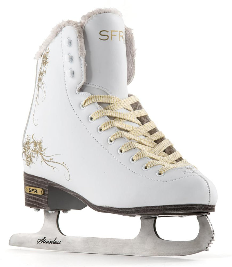 SFR Skates Glitra Ice Skates, White Ice Skates SFR 