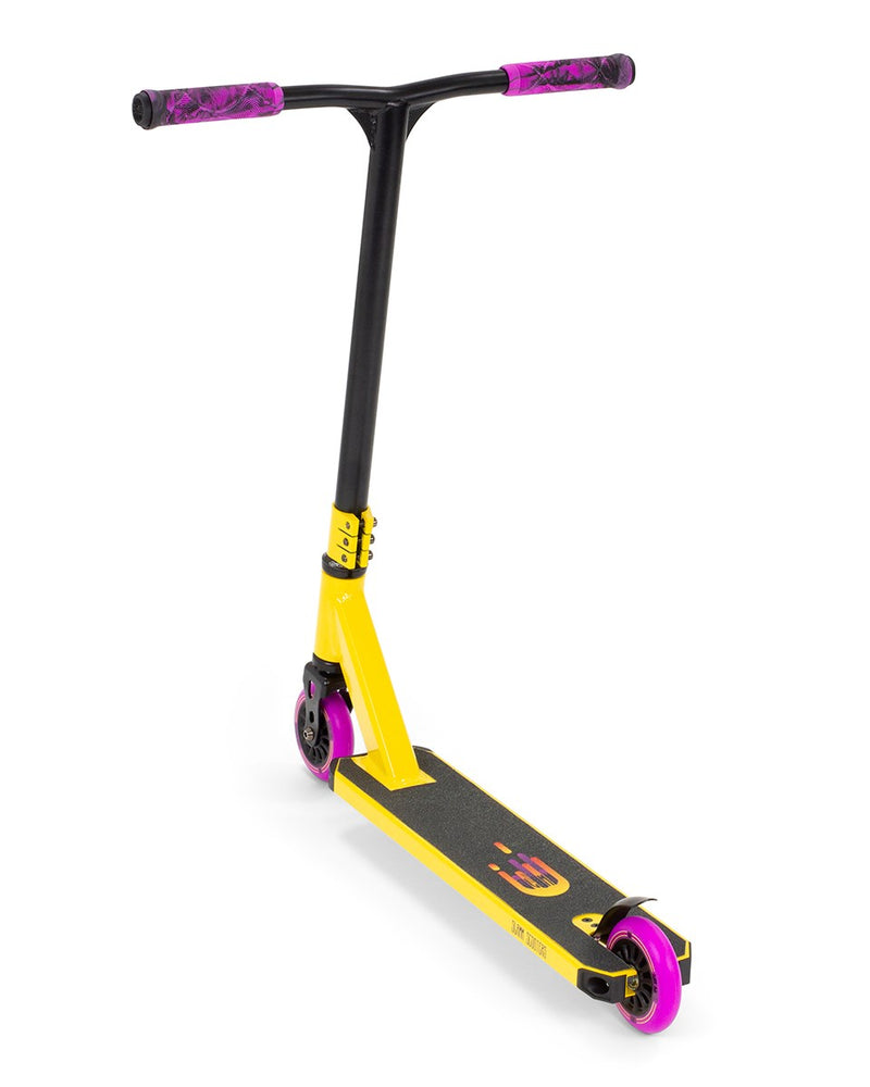Slamm Scooters Tantrum V9 Complete Stunt Scooter, Yellow