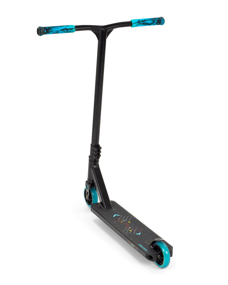Slamm Scooters Classic V9 Complete Stunt Scooter, Black/Blue