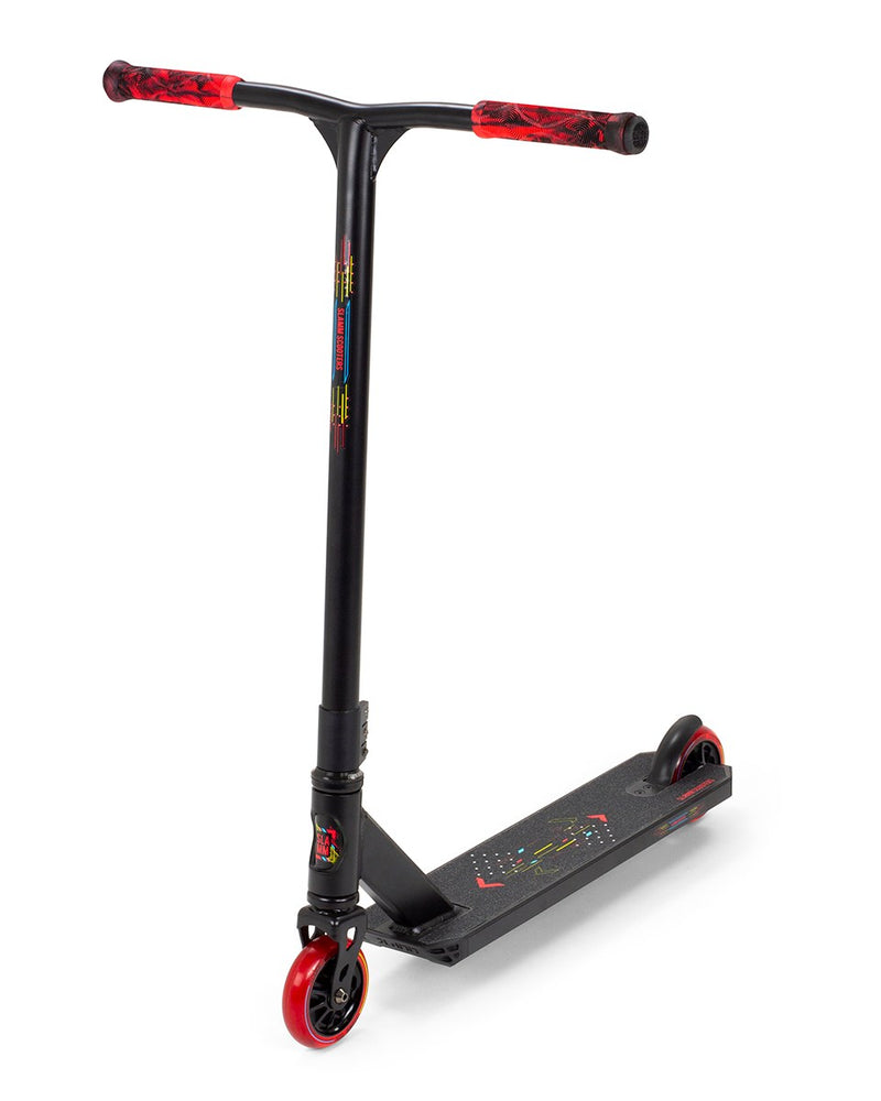 Slamm Scooters Classic V9 Complete Stunt Scooter, Black/Red