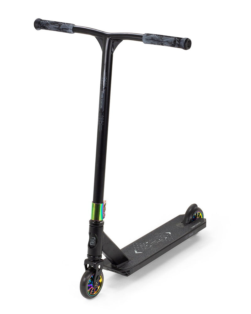 Slamm Scooters Classic V9 Complete Stunt Scooter, Black/NeoChrome