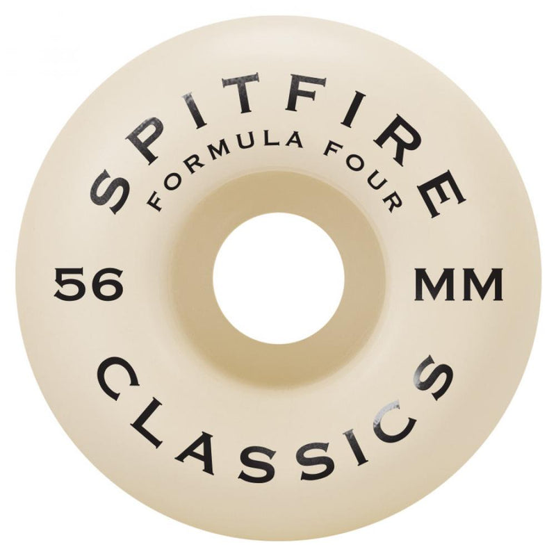 Spitfire Wheels Formula Four Classics 97 56mm, Natural  (Set Of 4)