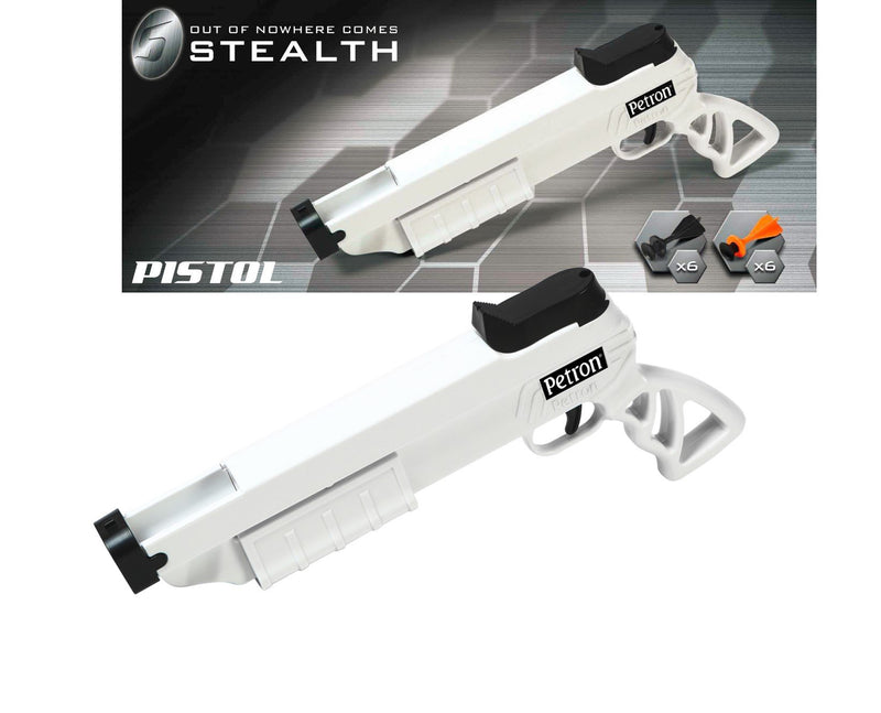 Petron Sports Stealth Toy Pistol, White