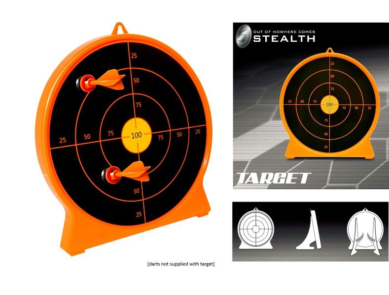 Petron Sports Sureshot Target 25cm, Orange