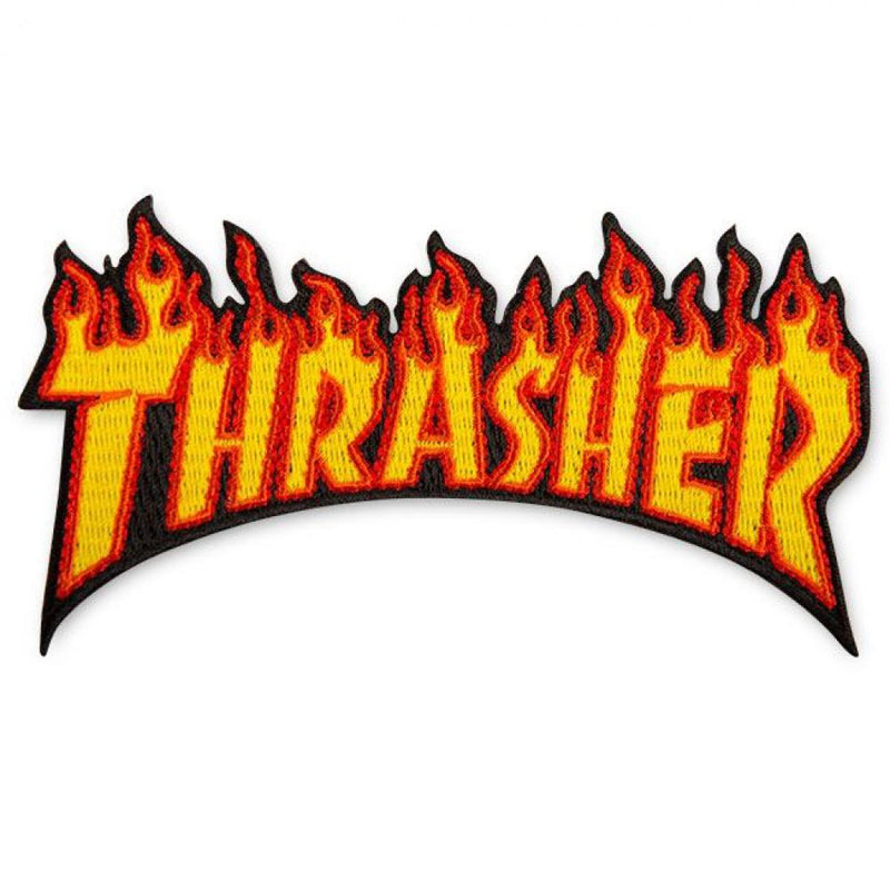 Thrasher Magazine Flame Logo Patch 4.5"