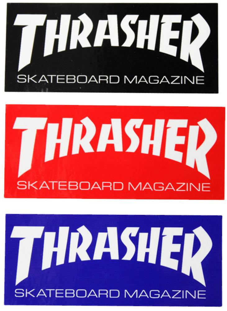 Thrasher Magazine Assorted Mag Logo Sticker Pack Of 25
