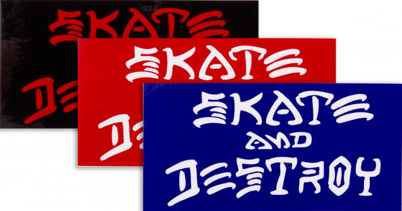 Thrasher Magazine Assorted Skates And Destroy Sticker Pack Of 25