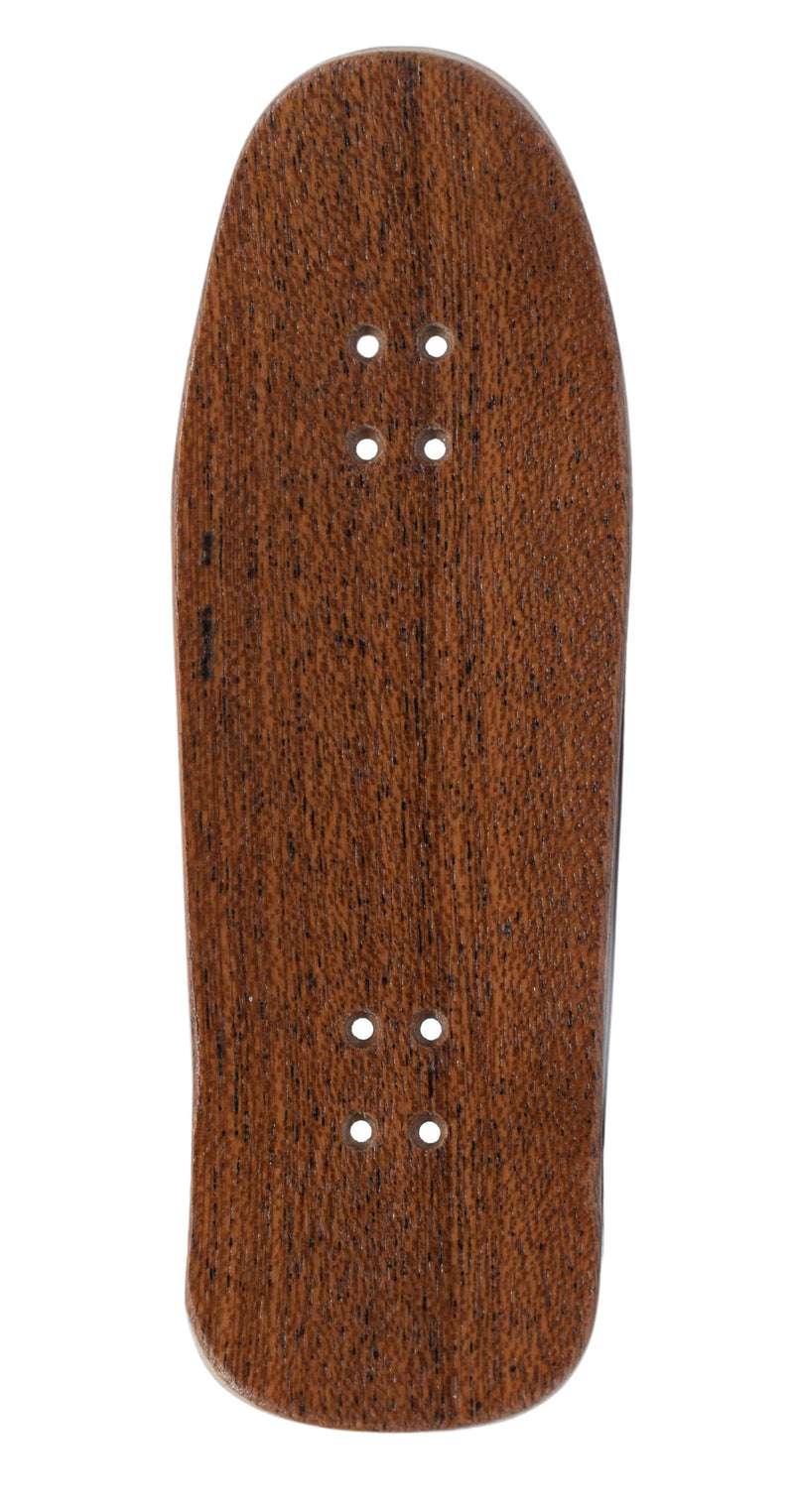 Teak Tuning Carlsbad Cruiser Wooden Fingerboard Deck, "Leather Bound Book" - 34mm x 100mm