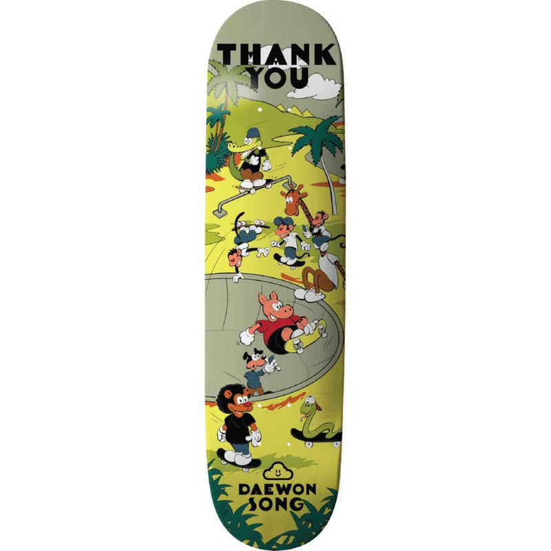 Thank You Skateboards Daewon Song Skate Oasis Skateboard Deck, 8.0