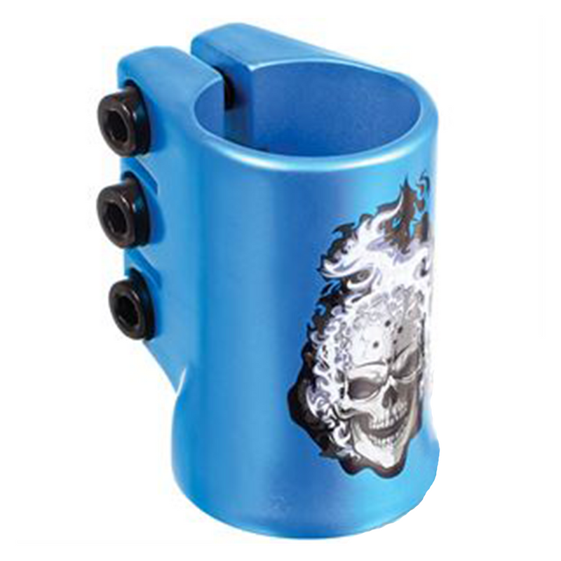 MGP Scooters Hothead Oversized Triple Clamp, Blue