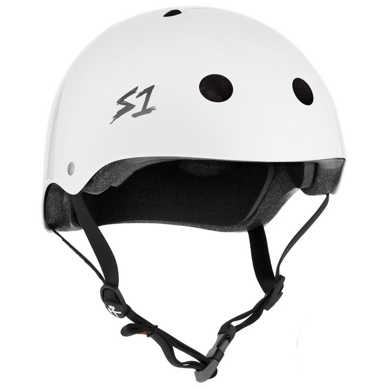 S1 Protection Skate/BMX MEGA Lifer Helmet, White Gloss