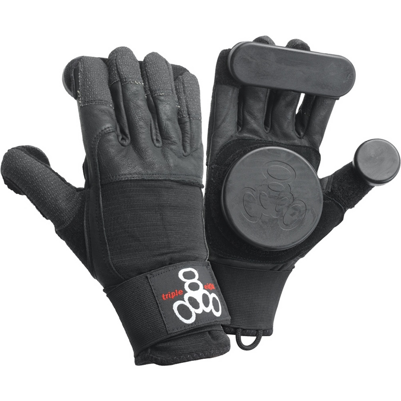 Triple 8 Protection Skateboarding Slider Gloves, Black