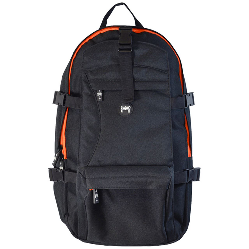 FR Skates Slim Inline Backpack, Black/Orange