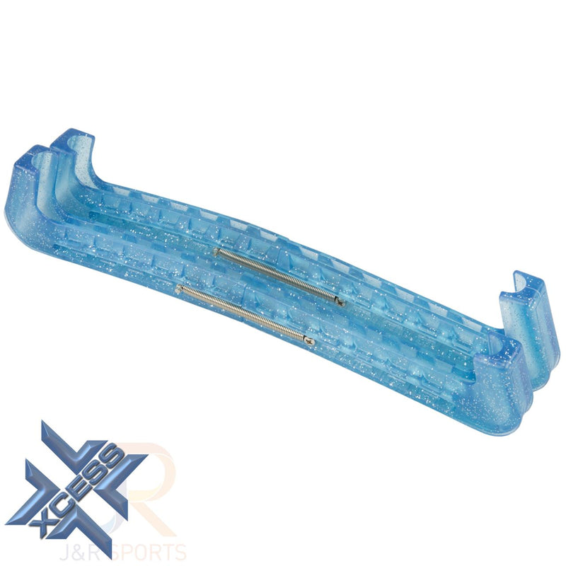 Xcess Metallic Joint Ice Skate Guards, Blue