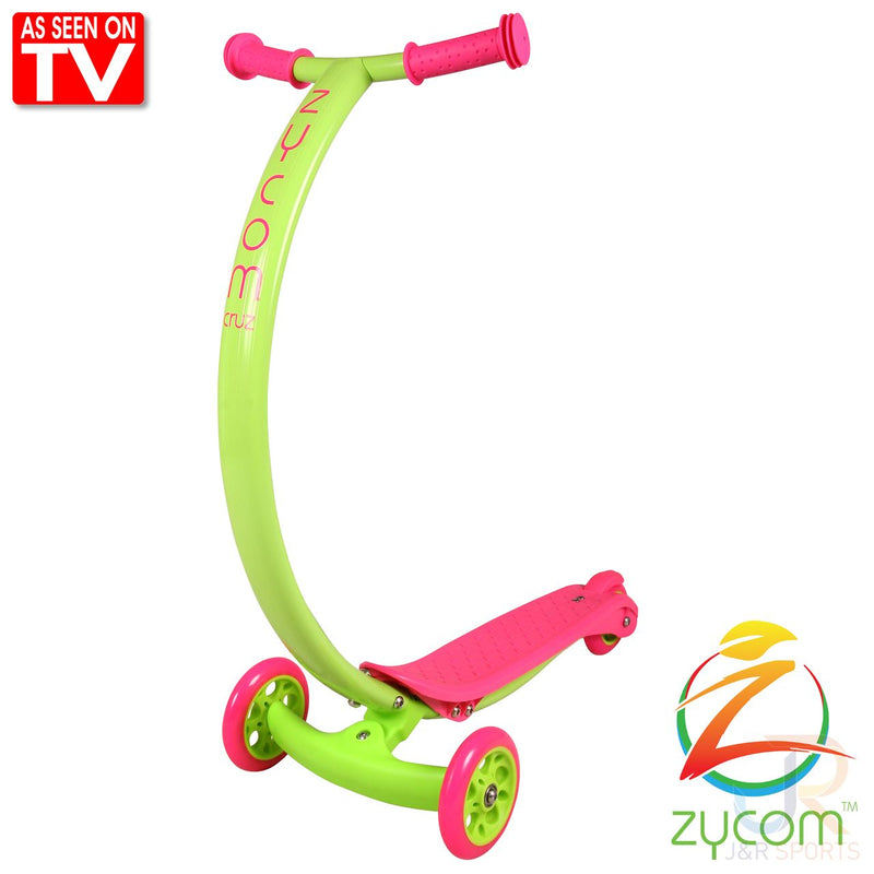 Zycom C100 Mini Cruz 3 Wheel Scooter, Lime/Pink