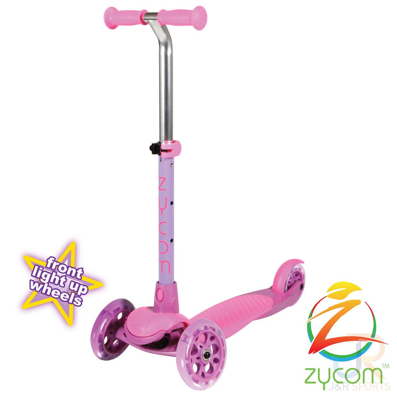 Zycom Zing Light Up Scooter, Pink/Purple