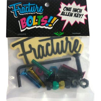Fracture Skateboards, Anodised Coloured Bolts Skateboard Fracture 