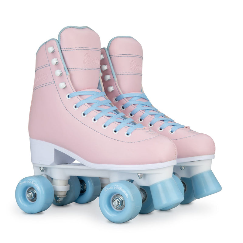 Rookie Skates Bubblegum Fixed Sized Quad Roller Skates, Pink