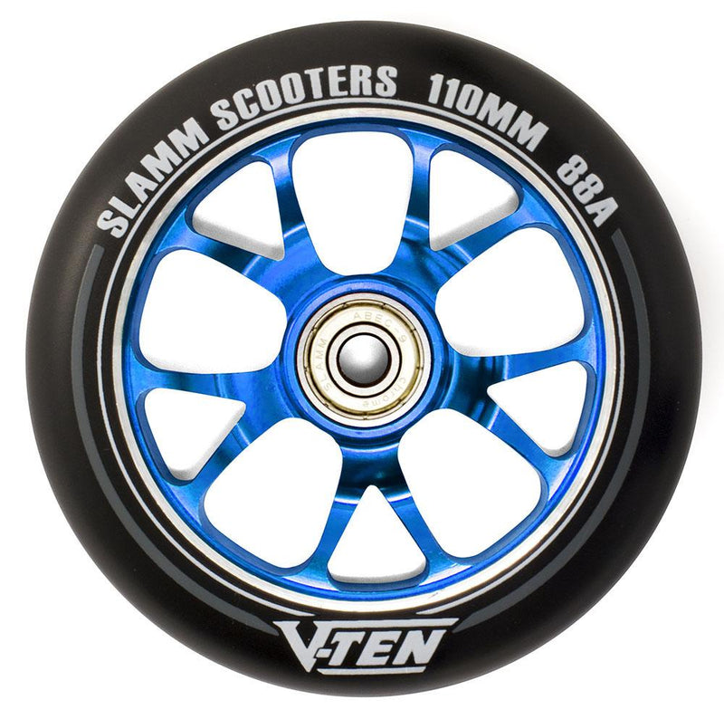 Slamm Scooter Wheel V-Ten II - 110mm Blue Stunt Scooter Slamm Scooters 