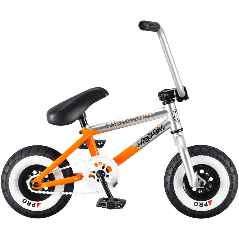 Rocker Mini BMX Irok+ Chromium Bike - Silver/orange Mini BMX rocker mini bmx 