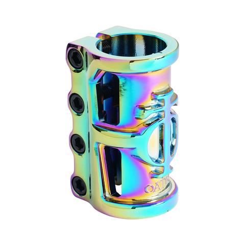 Oath Cage V2 Alloy 4 Bolt SCS Clamp, Neo Chrome