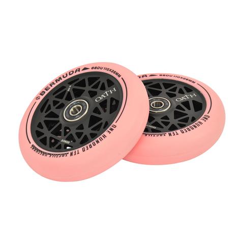 Oath Bermuda 110mm Wheels, Black/Pink