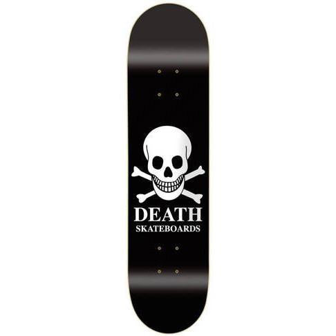Death Skateboards OG Logo Skateboard Deck 8.25", Black