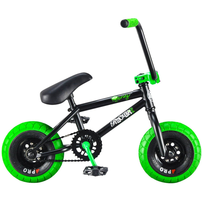 Rocker Mini BMX Irok+ Envy Bike - Black/Green Mini BMX rocker mini bmx 