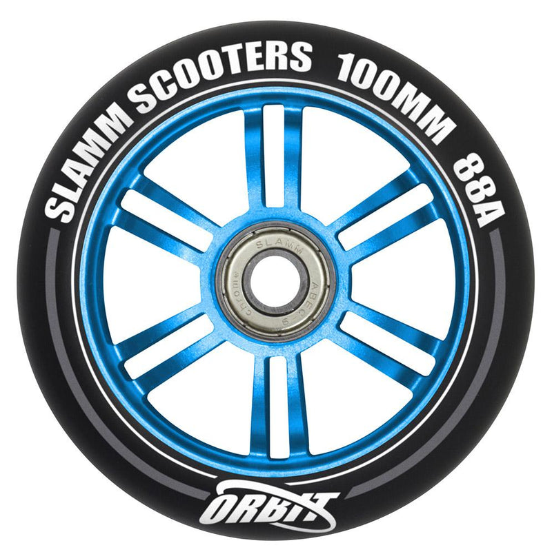 Slamm Scooter Wheel Orbit - 100mm Blue Stunt Scooter Slamm Scooters 
